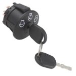 gradora Riding Lawn Mower Ignition Switch with Key 3 Position 5 Terminals for Crafts-Man Zero Turn Jo-hn Deere Cub Ca-det Ba-d Boy MT-D Ari-ens 725-04228 925-04228 925-04659 725-04659 GY00191