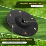 [Upgrade] 6-Blade Disc Compatible with Segway Navimow Robotic Lawnmower i105N, i108N & i110N,with 6Pcs Blades