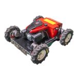 HENGWANG Remote Control Lawn Mower 30° Climbing Adjustable Mowing Height Four-Wheel Drive all Terrain Grass Cutter Yard Mower (HW-196-55JY)