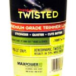 Maxpower 338825 Premium Twisted Trimmer Line .105-Inch Pre-Cut 16.5-Inch Length-10 Pack, Yellow