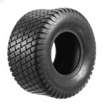 Set of 4 Lawn Mower Turf Tires 15×6-6 Front & 18×9.5-8 Rear Tractor Riding, 4PR, Tubeless