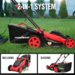 PowerSmart Electric Lawn Mower 17″ 13.5-Amp Corded Electric Lawn Mower DB8016